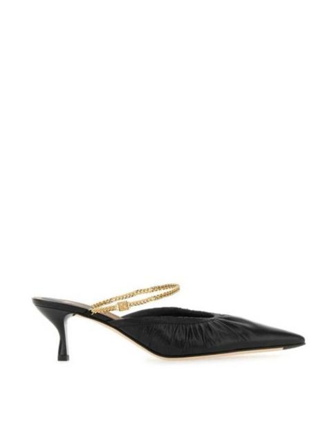 FENDI Fendi Womens  Colibri Lite Chain-Strap Kitten Mules, Brand Size 40 ( US Size 9.5 )