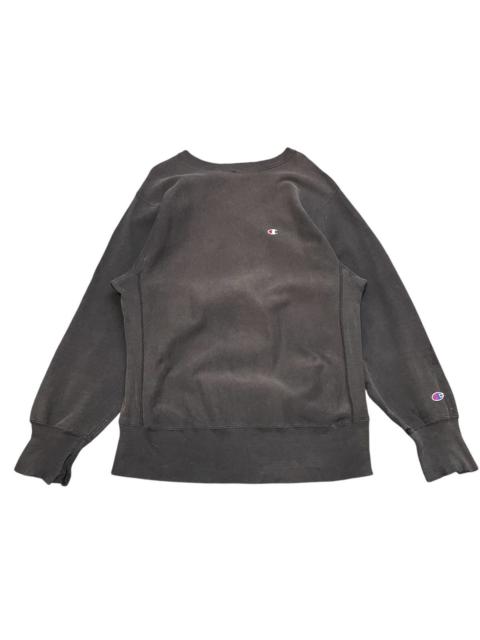 Champion Vintage Champion Reverse Weave Faded Black Distressed
