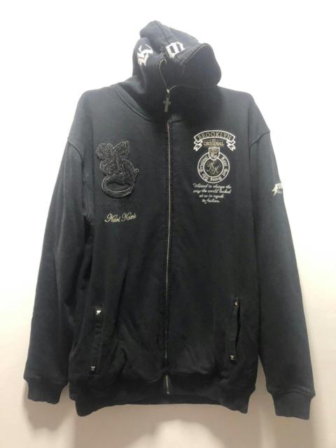 Other Designers 🔥🔥KARL KANI Hoodie Heavy Cross Zip Full Got Swag Spell Hood