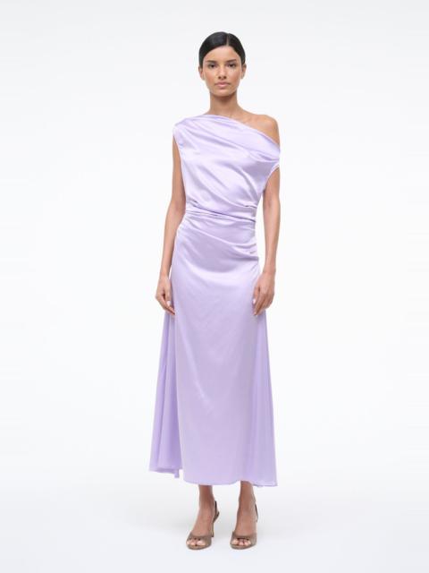 STAUD STAUD PHARE SILK DRESS WISTERIA