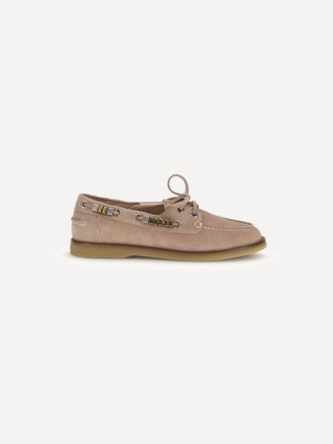PINKO Suede Grace Loafers