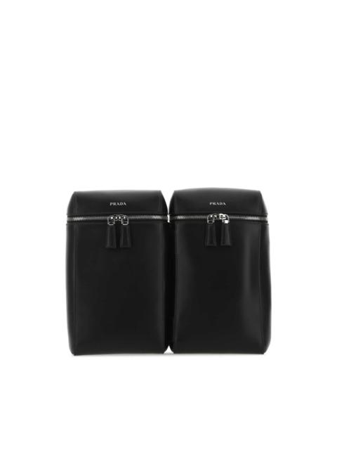 Prada Prada Black Leather Backpack