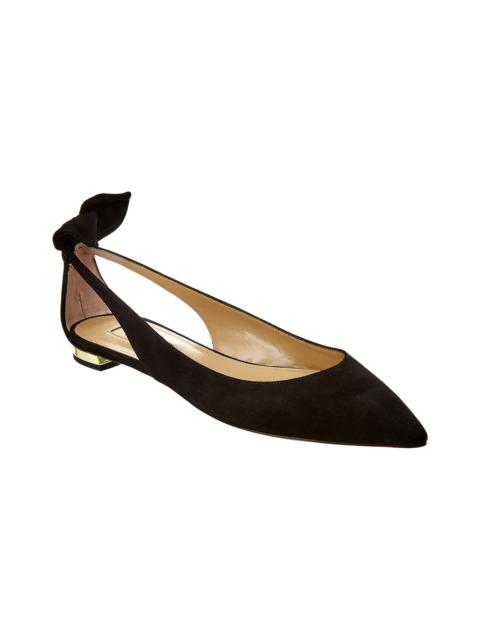 AQUAZZURA Aquazzura Deneuve Suede Flat
