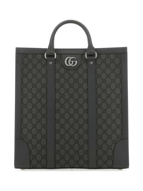 GUCCI Gg Supreme Fabric And Leather Ophidia Shopping Bag
