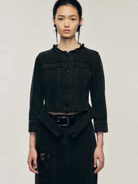 Simone Rocha Embellished Fitted Waist Tail Jacket