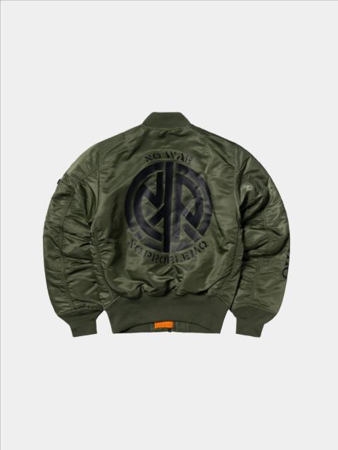ALPHA INDUSTRIES NO PROBLEMO X ALPHA NO WAR MA-1