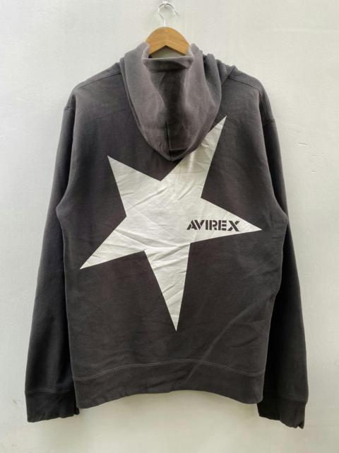 Military - Vintage Avirex logo Start Faded hoodies