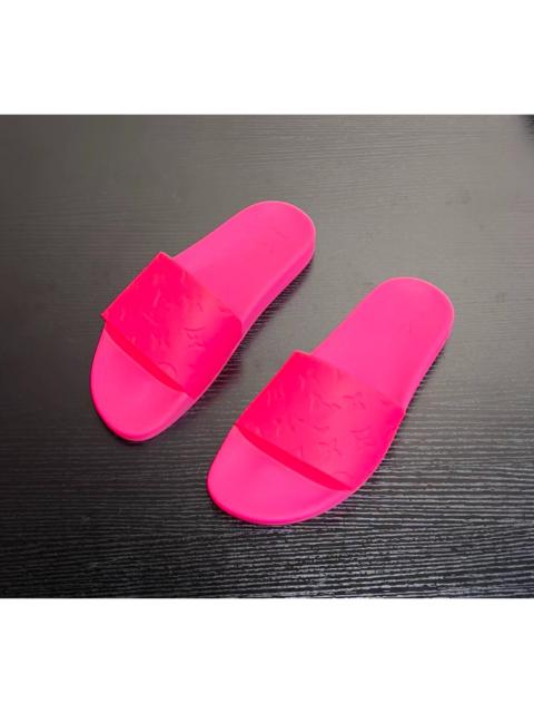 Louis Vuitton Louis Vuitton embossed logo casual slippers