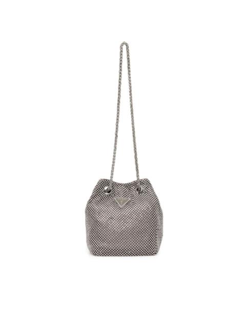 GUESS USA crystal-embellished bucket bag