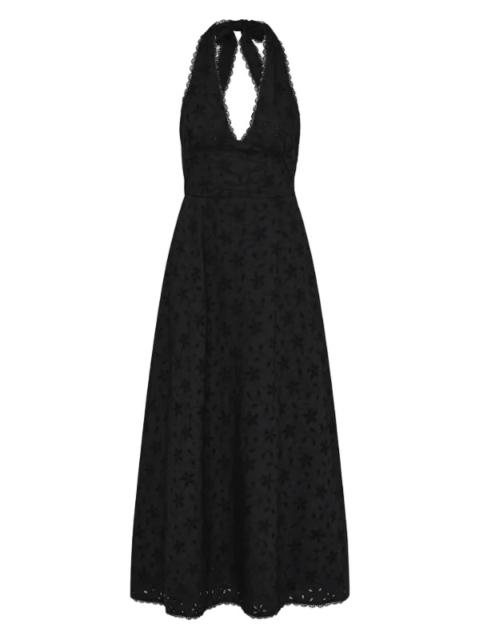 POSSE Salma Halter Dress in Black