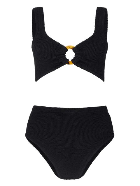 Hunza G Nadine seersucker bikini set