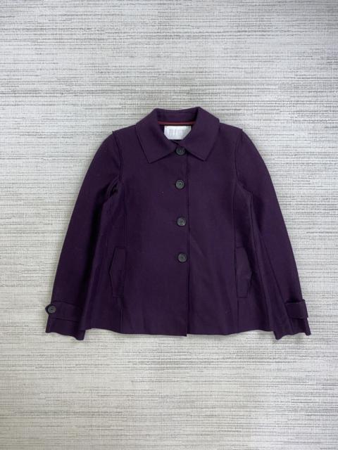 Harris Wharf London 🔥Harris Wharf London Purple Wool Coat Jacket
