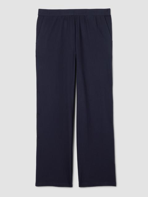 EILEEN FISHER Washable Stretch Crepe Straight Pant