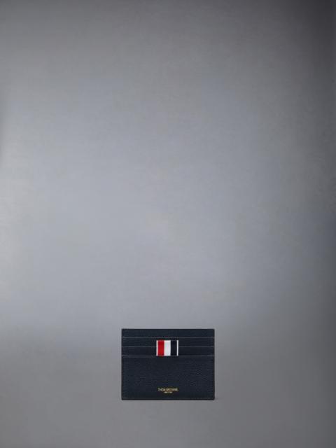 Thom Browne Pebble Grain Leather Note Compartment Single Card Holder