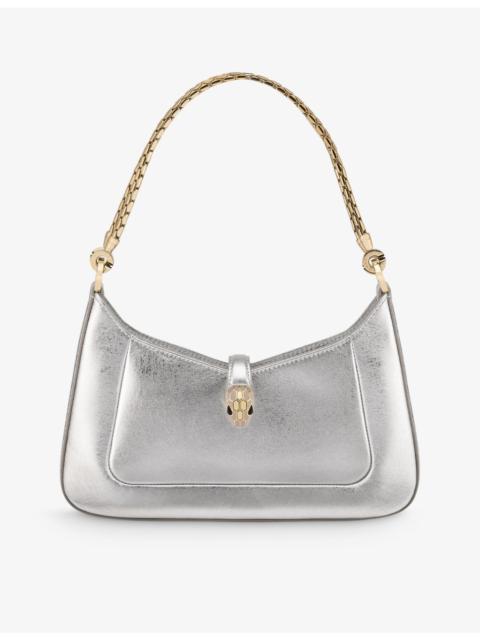 BVLGARI Serpenti Baia small leather shoulder bag