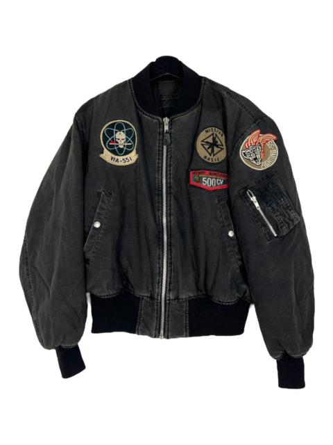Other Designers Vintage Disteressed Flight Jacket