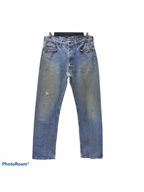 Levi's Vintage 80s Levis 501 Distress Denim Stone Wash Made in USA