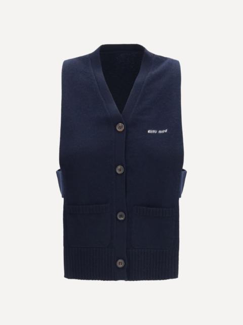 Miu Miu Cashmere cardigan Vest