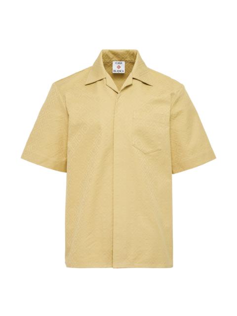 CASABLANCA Short Sleeve Monogram Shirt