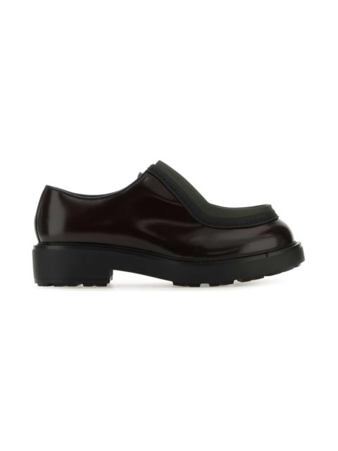 Dark Brown Leather Diapason Lace-up Shoes
