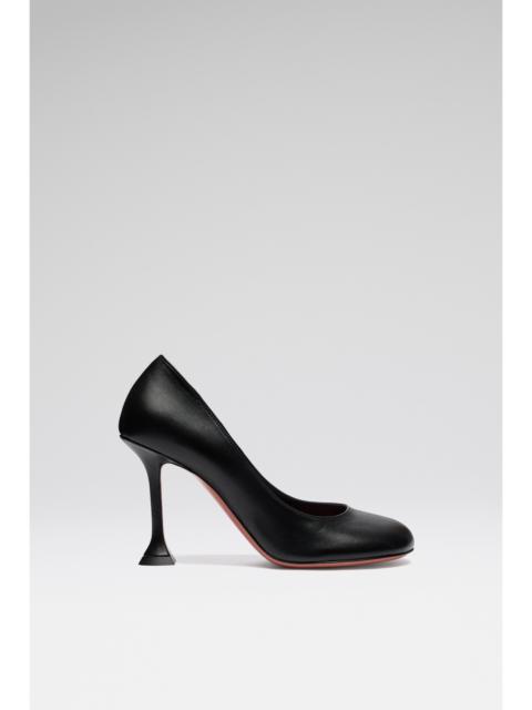 Amina Muaddi IRIS PUMP 95 BLACK NAPPA