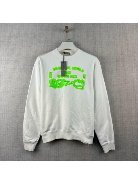 Dior DIOR x Travis Scott FW22 Logo Crewneck Long-Sleeve Sweatshirt