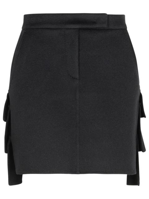 Max Mara 'Caro' Black Camel Miniskirt Women