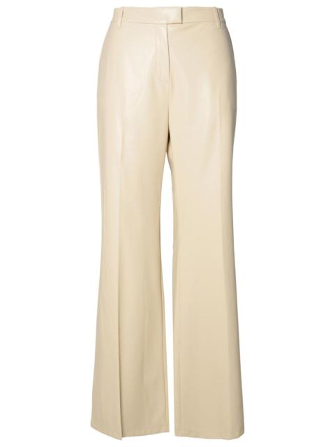 STAND STUDIO Stand Studio Ivory Polyurethane Blend Trousers