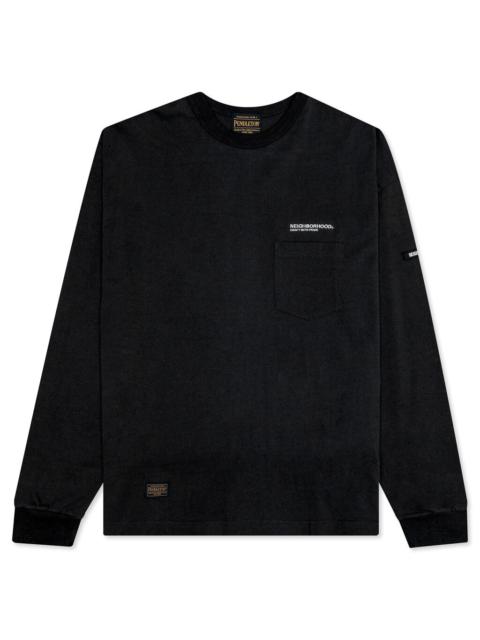 NEIGHBORHOOD PENDLETON .CN .CO L/S TEE - BLACK