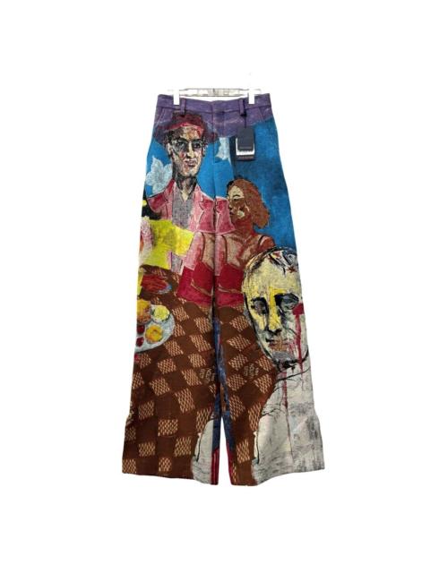 Louis Vuitton Louis Vuitton LV Abstract Oil Painting Trousers