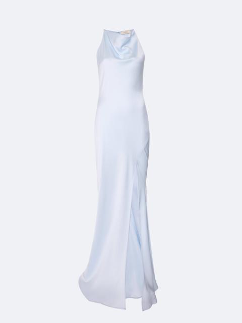 LAPOINTE Satin Halter Gown