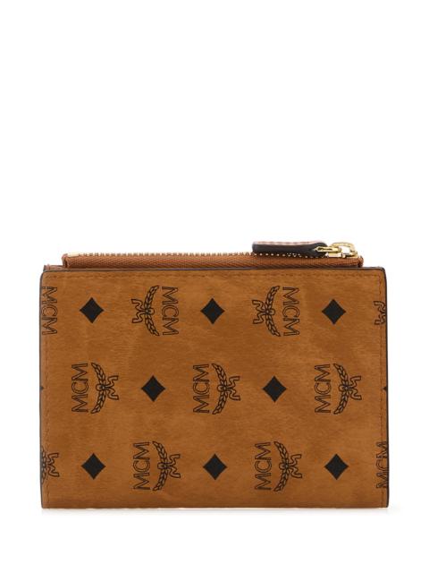 MCM Printed canvas wallet