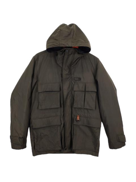Other Designers Outdoor Life - Vintage Hooded Jacket Double Lining The North Face Style