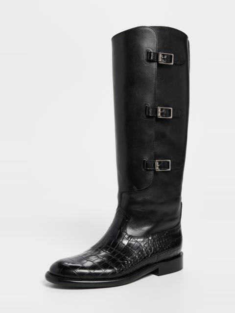 PARIS TEXAS Montana Buckle Boots