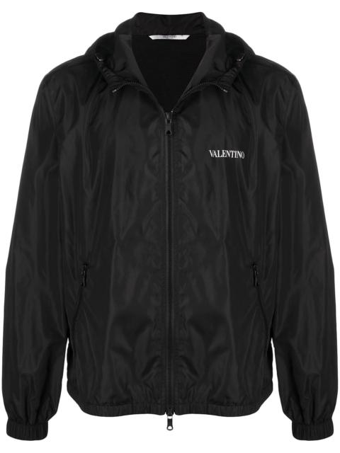 Valentino hooded logo jacket