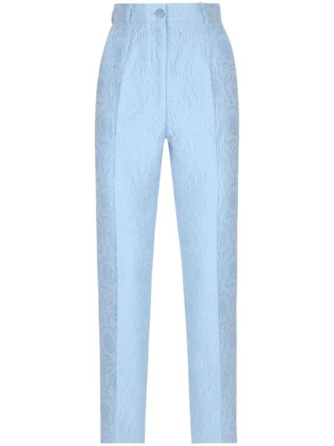 Dolce & Gabbana jacquard tailored trousers