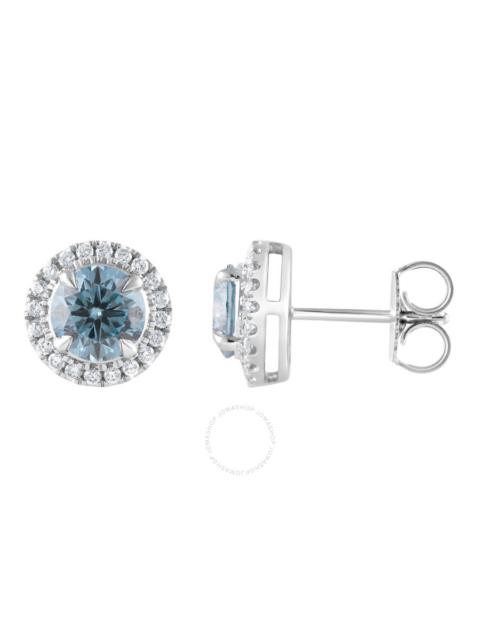 Other Designers Brilliant Diamond 14KT White Gold 2.25 Carat Lab Grown Diamond Stud Earrings for Women