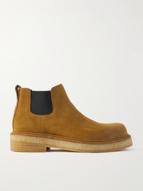 Bottega Veneta Haddock Suede Chelsea Boots Brown