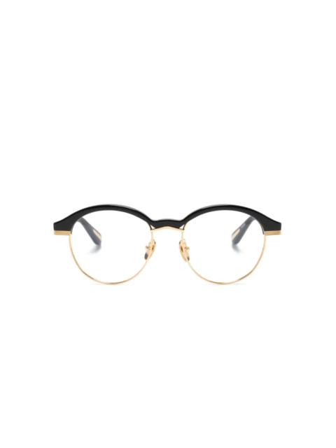 LINDA FARROW Keen pantos-frame glasses