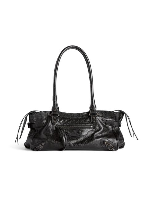 BALENCIAGA Women's Le City Bag East-west in Black