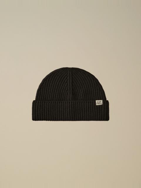 C.P. Company Extrafine Merino Fisherman Beanie
