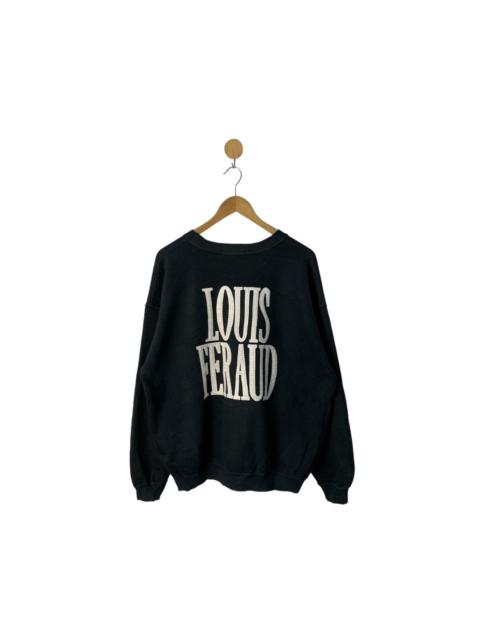 Other Designers Vintage Louis Feraud Sweatshirt Big Logo Embroidery Jumper