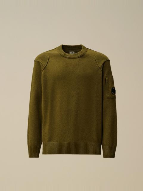 C.P. Company Lambswool GRS Crewneck Lens Sweater