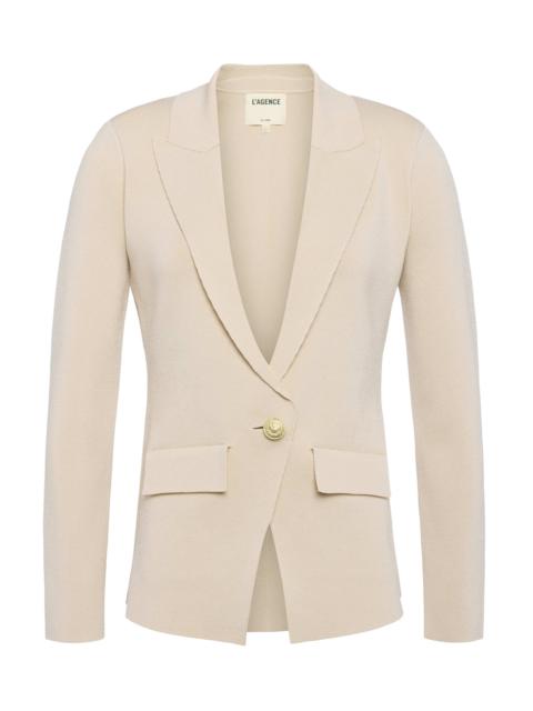 L'AGENCE Chamberlain Knit Blazer