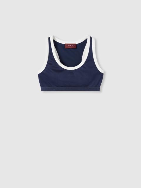 GUCCI Technical jersey top with logo