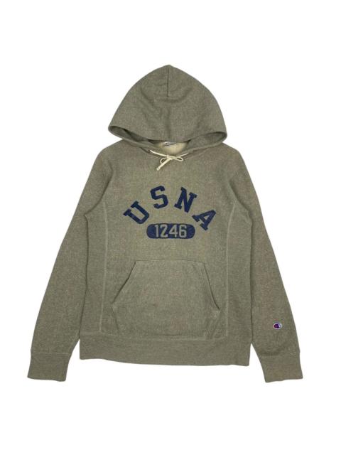 Champion Vintage 90s Champion Reverse Weave USNA Hoodie Military