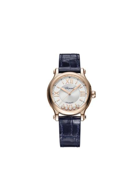 Chopard Happy Sport Automatic Chronometer Silver Dial Ladies Watch 275378 5001