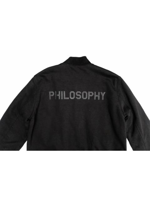 Other Designers Japanese Brand - Azul by Moussy PHILOSOPHY Spellout Varsity Jacket