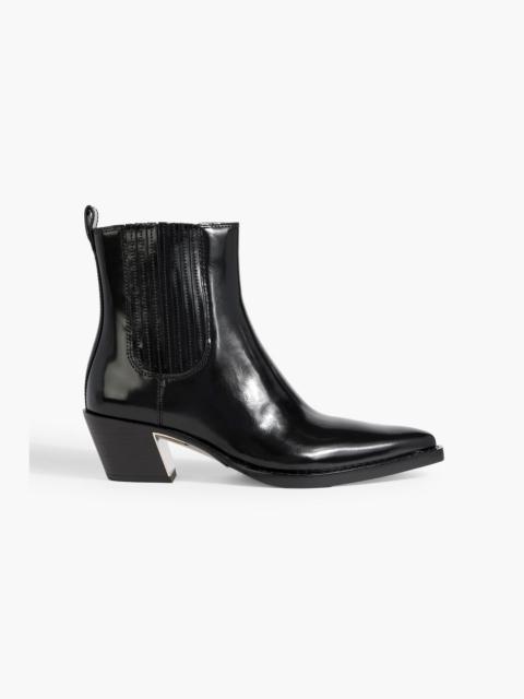 3.1 Phillip Lim Downtown glossed-leather ankle boots