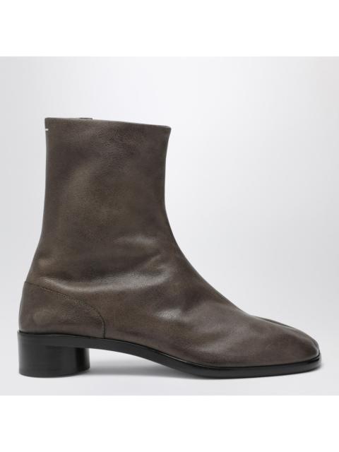 Maison Margiela Maison Margiela Tabi Ankle Boot In Brown Leather Men